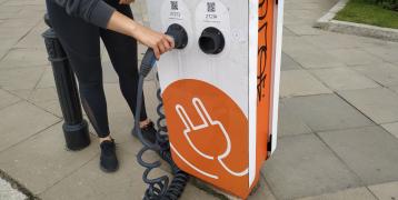 Electric charging point Electric charging point
