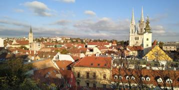 Zagreb city City of Zagreb view of cathedral