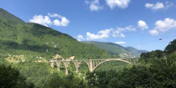 A bridge surrounded by nature A bridge surrounded by nature
