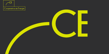 The Energy Cooperative Logo Logo of the Energy Cooperative in Grey and Yellow