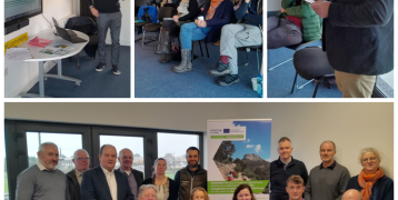 The public launch of GREENHEALTH in Kinlough, County Leitrim, Ireland A collage of images of GREENHEALTH launch in Leitrim County, Ireland